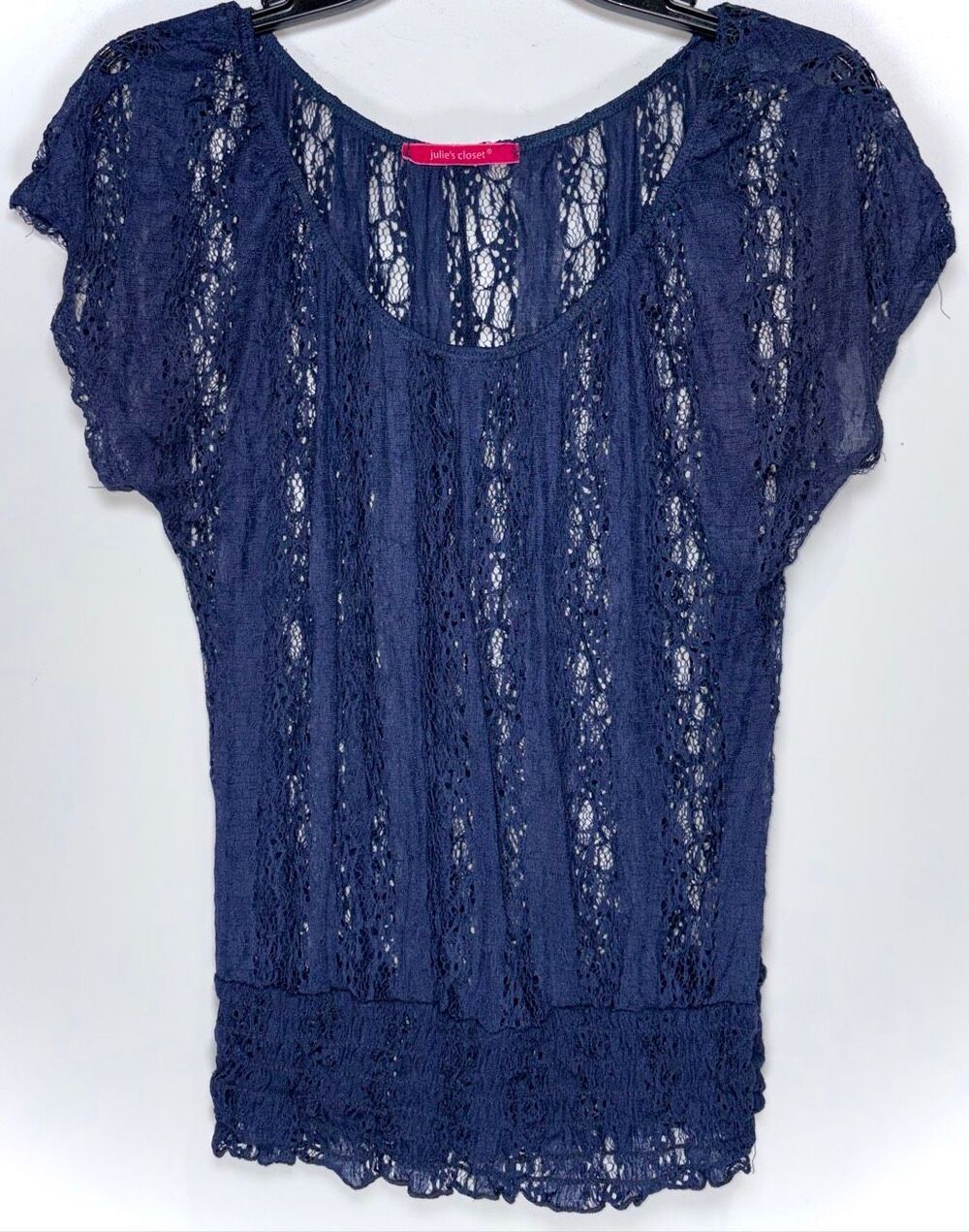 Julie’s Closet y2k navy blue shirt size Medium